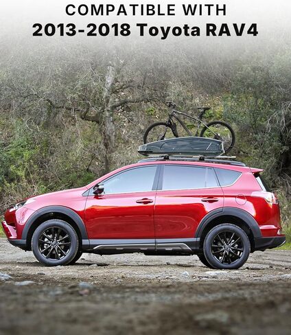 Richeer Roof Rack Cross Bars Fit for 2013-2018 RAV4, Aluminum Cross Bar for Cargo Racks Rooftop Luggage Bicycle Roof Bag in Kuwait