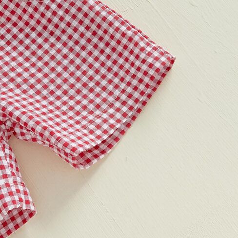 Toddler Baby Boy Summer Outfits Short Sleeve Fire Truck Embroidery T-Shirt + Short Pants 2Pcs Set Casual Clothes in Kuwait