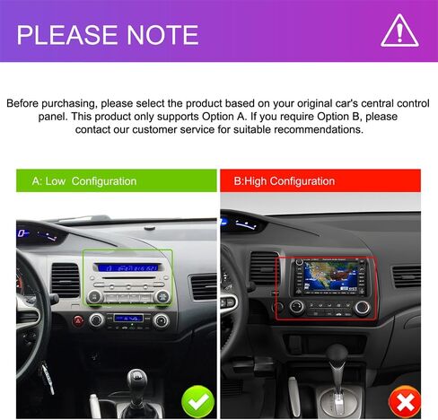 8 Core 6G+128G Carplay and Android auto Radio for Honda Civic 2006-2011, Rimoody Car Stereo with Android 13 GPS WiFi Mirror Link 59-UI Themes DSP-36 10.1'' Touchscreen Bluetooth FM/RDS Backup Camera in Kuwait