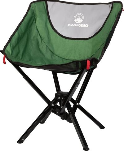 Wakeman Outdoors Folding Camping Chair, Black in Kuwait
