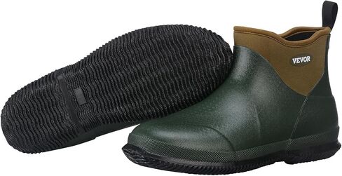 VEVOR Women's Deck Waterproof Fishing Rain, Anti-Slip Ankle, Gardening Insulated Mud Boots, Neoprene Rubber, Lightweight & Durable, for Manufacturing, Farming, Size 8 US in Saudi Arabia