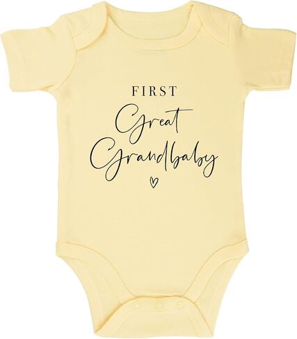 Frist Great Grandbaby Bodysuit for Baby Pregnancy Announcement for Promoted to Great Grandparents Bodysuit in Saudi Arabia