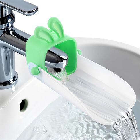 Faucet Extender, Hand Washing Water Spout Extender Sink Faucet Extension for Baby Toddlers Kids Handwashing Helper Bathroom Kitchen Bathtub(Orange) in Saudi Arabia