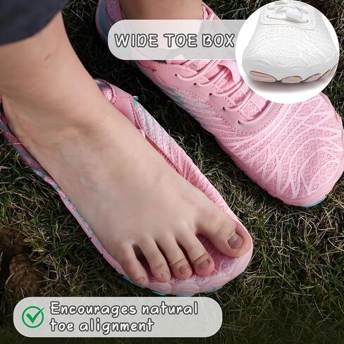 Barefoot Shoes for Women & Men, Grounded Walking Hiking Barefoot Shoes, Wide Toe Box Non-Slip Water Athletic Footwear, Comfortable Vitality Barefoot Footwear, Trail Running Sneakers Unisex in Saudi Arabia