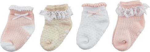 Mud Pie Children's Pointelle Sock Box Set; 0-12M in Saudi Arabia