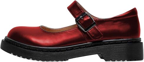 YDN Women Classic Round Round Tee Tee Mary Jane Flats Platform قابل للتعديل القابل للتعديل in Kuwait