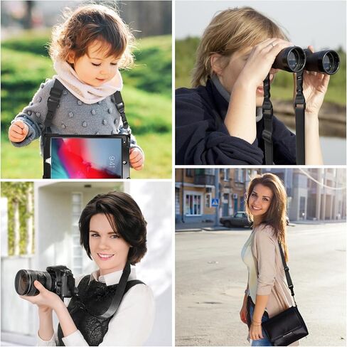 حزام الكتف العالمي ، حزام كيوب مبطن النيوبرين مع أبازيم مزدوجة قابلة للتعديل ، حبل مريح للرقبة للكاميرا ، الكمبيوتر اللوحي للهاتف المحمول ، iPad ، الكمبيوتر المحمول ، مجهر ، حقيبة أمتعة (أخضر الفلورسنت) in Kuwait