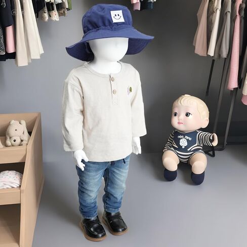 3-Piece Unisex Baby Matching Jeans and T-shirts Set - Casual Coordinated Outfit - Denim Pant and Tees Bundle in Kuwait