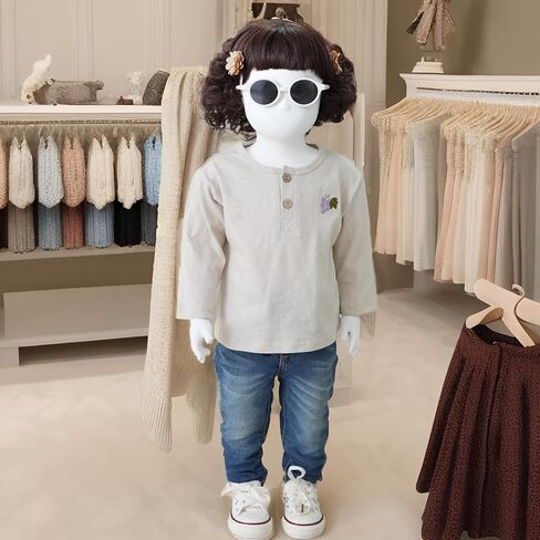 3-Piece Unisex Baby Matching Jeans and T-shirts Set - Casual Coordinated Outfit - Denim Pant and Tees Bundle in Kuwait