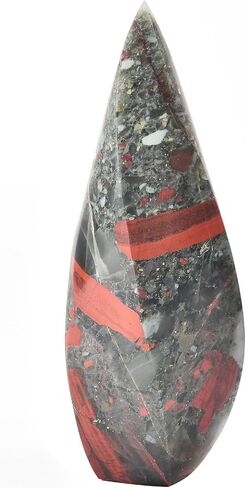 JIC Gem Large Lemon Quartz Obelisk Natural Healing Crystal Point 4 Sides Spiral Tower Energy Gemstone Home Decor 1.1-1.7 Lbs in Kuwait