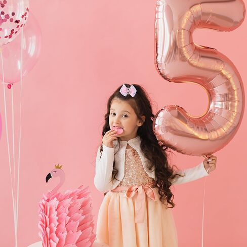 2pcs Birthday Hair Bow for Baby Girls, Sprinkle Confetti 2nd Birthday Decorations for Girl, Ice Cream Party Theme Bow Clips for Baby Girls Pink Hair Accessories, Happy 2nd Birthday Girl Hair Bow Clips in Saudi Arabia