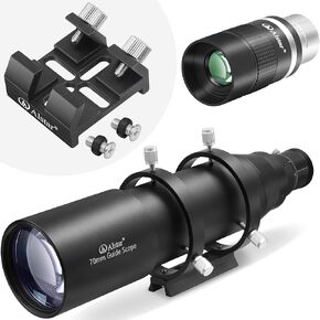 Alstar 70mm Compact Guidescope - Bundle with - Universal Dovetail Base & 7 to 21mm Zoom Eyepiece
