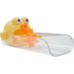 Cartoon faucet extender children's hand washing water diverter silicone extended splash-proof artifact (Yellow)