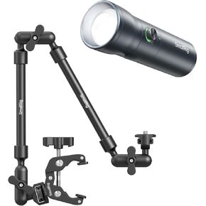 Bundle: SMALLRIG RF10C Photography Flashlight and 22" Magic Arm w Clamp 4766 and