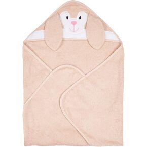 Riff Raff Cuddly Bear Hooded Towel - Premium Cotton Baby Towel with Mitt Set - Ultra Soft Machine Washable Cartoon Hooded Baby Towels - Baby Towels with Hood for Newborn Baby, Infants, Toddlers in Kuwait