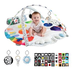Baby Play Gym with Activity Mat, Toys, and Arches, 0-6 Months