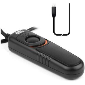 Shutter Release Cable for Sony, RC-201 S2 Cable Release Wired Shutter Release Remote Control Cord Compatible for Alpha a7, a7II, a7R,a7RII, a7S, a3000, a5100, a6000, a77II, a58