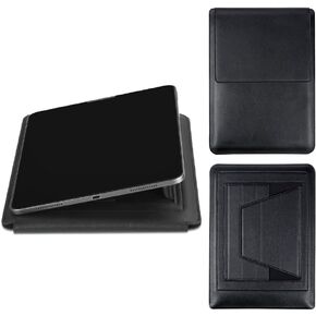IMMOENUC - Tablet Sleeve Case with Laptop Stand 11 inch PU Leather Slim Bag with Mouse Pad Shock Resistant Waterproof Tablet Storage Laptop Bag for 11 inches iPad Air/Pro（Black）