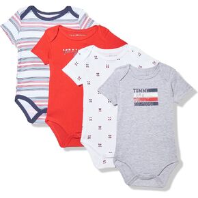 Tommy Hilfiger baby-boys 4 Pack Bodysuit