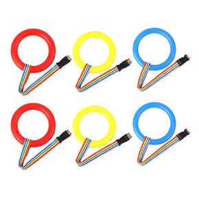 Kisangel 6pcs Children Safety Walking Rope for Preschool, Kindergarten, Daycare - Assorted Colors, Sturdy Nylon Rope with Plastic Rings, Ideal for Group Activities and Outdoor Play