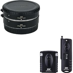 JJC Z Mount Auto Focus Macro Extension Tube & Radio Wireless Remote Shutter Release for Nikon Z5 Z6 Z7 Z6II Z7II Z6III Z6 II Z7 II Z6 III Cameras