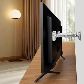 2 Pack TV Anchor for Baby Proofing, Anti Tip Safety Straps Secure for Flat Screen No-Drill Adhesive Furniture Wall Anchors for Cabinet Stand or Desk Dresser Mirror Bookshelf, Length 5.5" to 8.5''