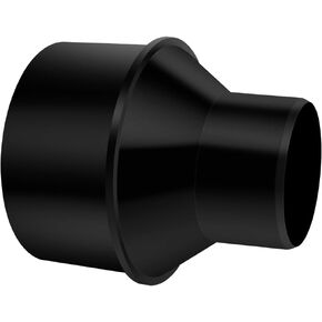 4 inch to 2-1/2 inch Reducer Fitting for Many of the hoses used for workshop vacuums use a 2-1/2" plug size 4 Inch Port Connections on Machinery