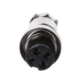 MEELYHOMEZQA GX16 3/4/8 Pin Female Circular Butting Aviation Socket Plug Wire Panel Connector, 3.5*1.8CM