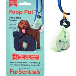 Dog Poop Bag Holder for Dog Leash | Dog Waste Bag Holder for Leash | For Used & Unused Dog Poop Waste Bags | Dog Walking Accessories | Poop Bag Carrier for Backpack & Stroller, FurSentials Twin pack in Saudi Arabia
