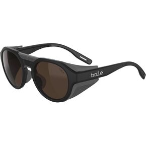 Bollé - ASCENDER, Black Matte II, Bollé 100 Gun, Medium, Sunglasses, Unisex, Adult