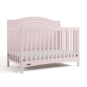 Graco Paris 4-in-1 Convertible Crib - GREENGUARD Gold Certified, Converts to Toddler Bed, Daybed and Full Bed, Fits Standard Crib Mattress, Adjustable Mattress Base, Blush