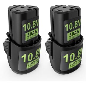 2Packs 3000mAh Replacement for Stihl 10.8V HSA 25 Battery HSA26 HSA25 AS2 GTA26 SEA20 Cordless Shrub HSA 25 Grass Shears Batteries Number 45154006500 Battery 10.8V Cordless Tool Batteries