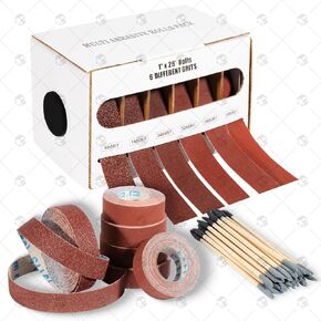 emery cloth roll 6 فريك 8 أمتار لفات الصنفرة مع موزع وعصي الصنفرة المزدوجة 80 150 240 320 400 600 حبة لتلميع السيارات المعدنية الخشبية