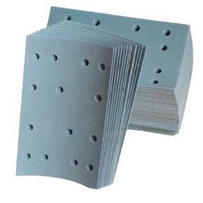 100 Pack 497125 Abrasive Sanding Discs 497125 Granat P320 Grit RTS (80x133mm) Rectangular Fit for Festool RTS 400, RTSC 400, RS 400, RS 4, LS 130, HSK-A 80x130, HSK 80x133