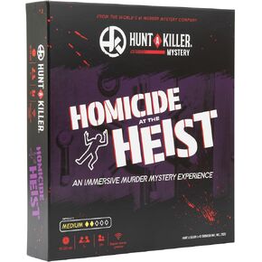 Hunt A Killer Homicide at The Heist - Solve a Murder of a Brilliant Thief - for True Crime Fans with Documents & Puzzles - Murder Mystery Game for Adults