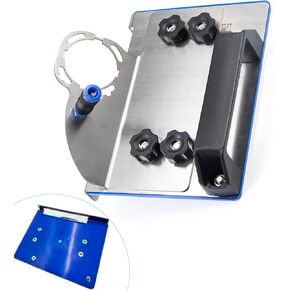 45°Angle Grinder Chamfer Cutting Stand,100-Type Angle Grinder Bracket Stainless Steel-with Water Pipe Interface,Angle Grinder Tool for Cutting Ceramic Stone,Cutting bracket,Begonia Corner Cutting Tool