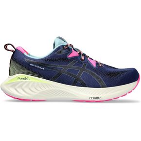 ASICS Women's Gel-Cumulus 25 Trail Shoes, 5, Nature Bathing/Lime Green