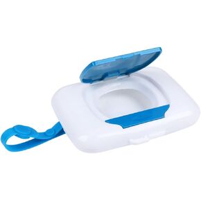 Travel Wipes Wipes Holder Storage Box Wipes Holder Tissue Storage Box Case Dispenser Holder Wet Tissue Case Blue Case Cleaning Wipes
