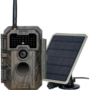 GardePro E7 WiFi Trail Camera and SP350 Solar Panel Bundle