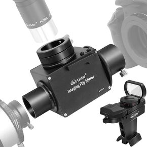 Alstar 1.25" Astrophotography Flip Mirror - Bundle with - Finder Deluxe Telescope Reflex Sight