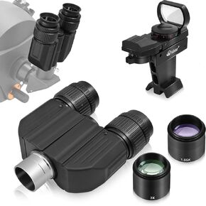Alstar Stereo Binocular Viewer - Bundle with - Finder Deluxe Telescope Reflex Sight