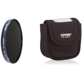 Tiffen 82mm Variable ND Filter & Large Belt Style Filter Pouch for Filters 62mm to 82mm