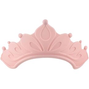 Baby Shower Cap Adjustable Baby Hair Washing Guard Bath Shampoo Shield Visor Hat Eyes and Ears Head Protection Waterproof Bath Cap (9.45in x 3.94in) for Kids Toddler (Pink)