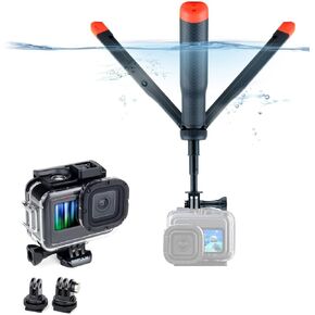 9''-27''Waterproof Selfie Stick Tripod with Waterproof Housing Case for GoPro Hero 9 10 11 12 13 Black