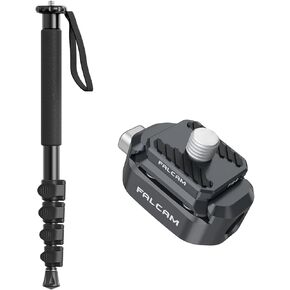 ULANZI TB12 61-Inch Camera Monopod with FALCAM F22 Quick Release Kit for Insta360