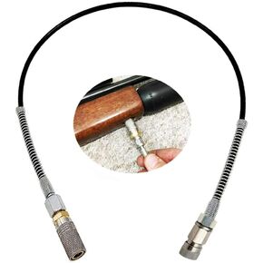 24inch PCP Pantiball Air Co2 Charging Adapter Hp Micropore Hose with Air Fitting 1/8BSPP Adapter and Quick Connect Female Adatper
