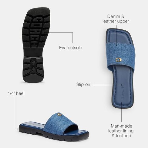 Coach Women's Florence Sandal Flat in Saudi Arabia