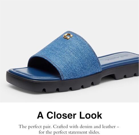 Coach Women's Florence Sandal Flat in Saudi Arabia
