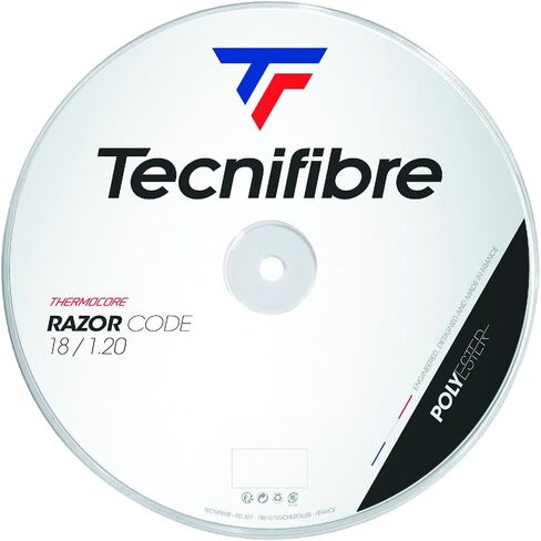 Tecnifibre Razor Code 17G (1.25mm) Tennis String 200m Reel - Carbon in Saudi Arabia