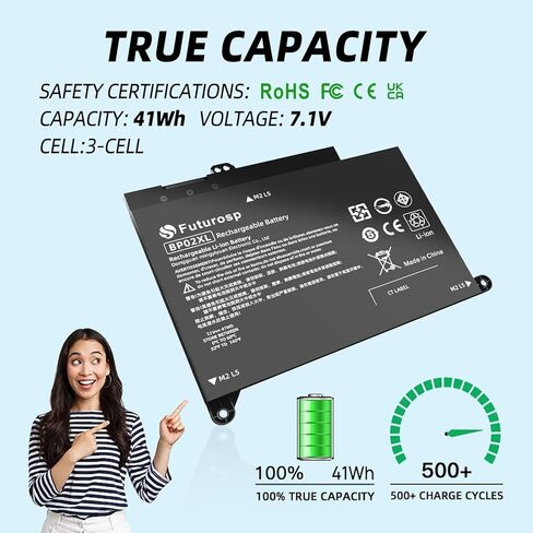 بطارية بديلة للكمبيوتر المحمول PK03XL 789116-005 788237-2C3 لجهاز HP Spectre X360 13-4003DX 13-4002DX 13-4103DX 13-4101DX 13-4102DX 13-4116DX 13-4193DX 13T-4000 13-40 05DX للحسد X360 13-Y0XX 13-Y023CL in Kuwait